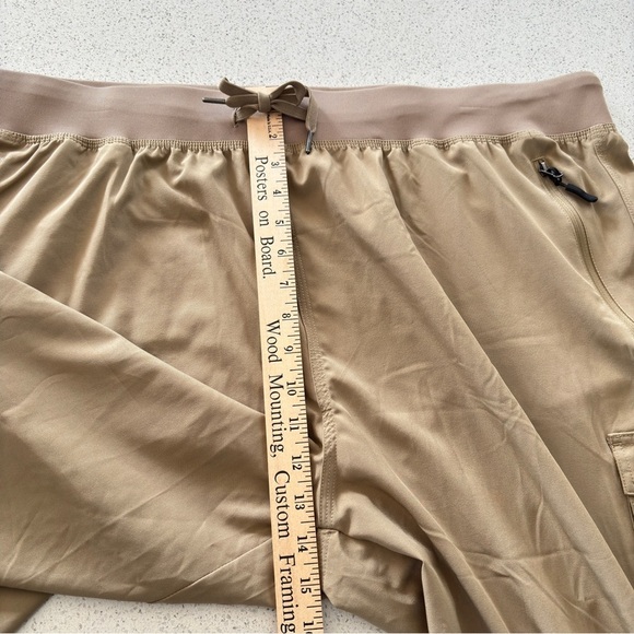 Soothfeel Capri Lightweight Khaki Cargo Pants Plus Sz XXXL Stretch Elastic Waist - Picture 10 of 15